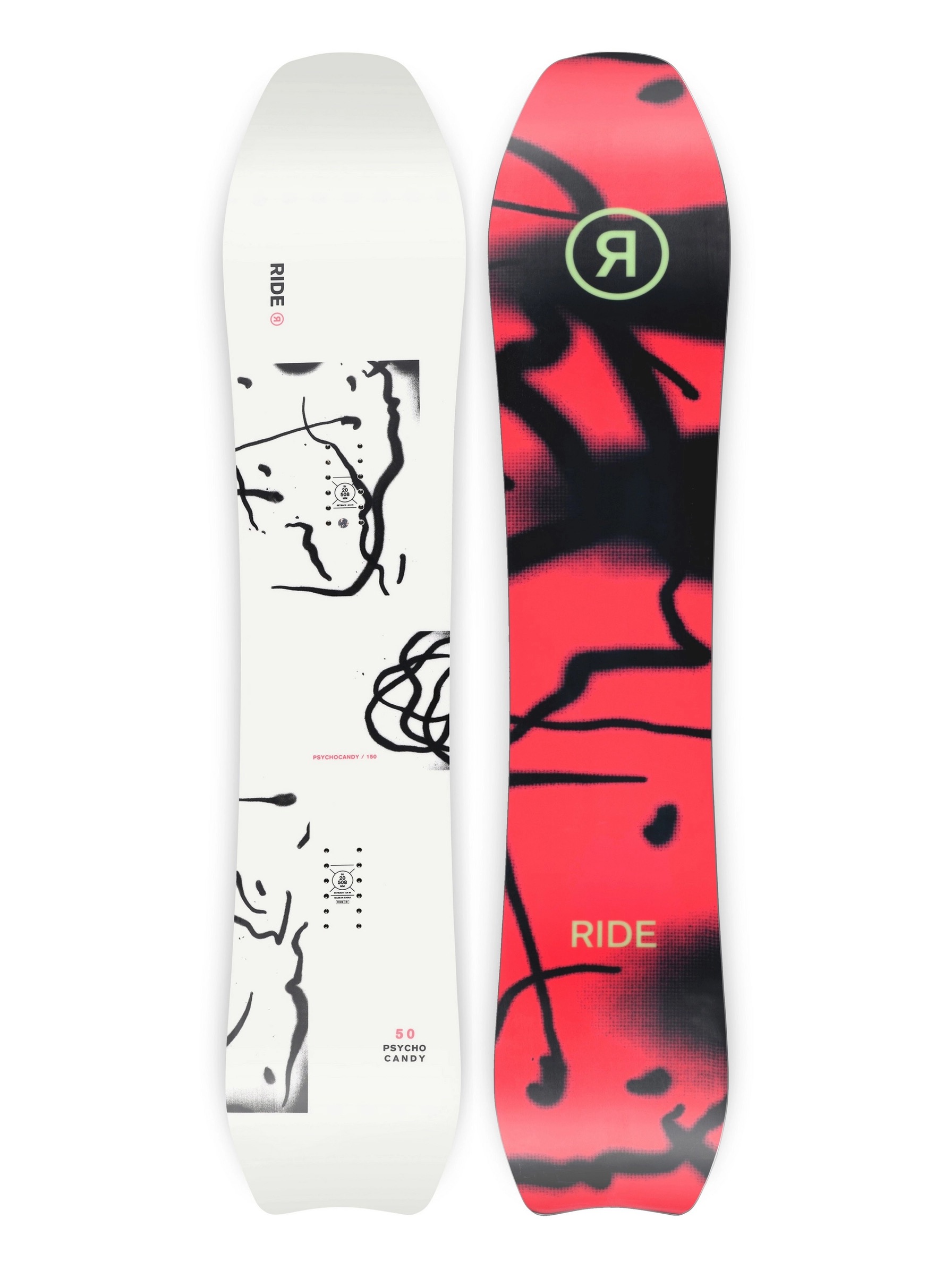 COCAMÜ - RIDE PSYCHOCANDY SNOWBOARD 2024